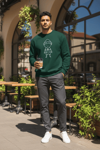 Image 5 of Get Use 2 It (Kool Kid) Crew Neck Green