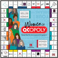 Women of QCopoly Board Game