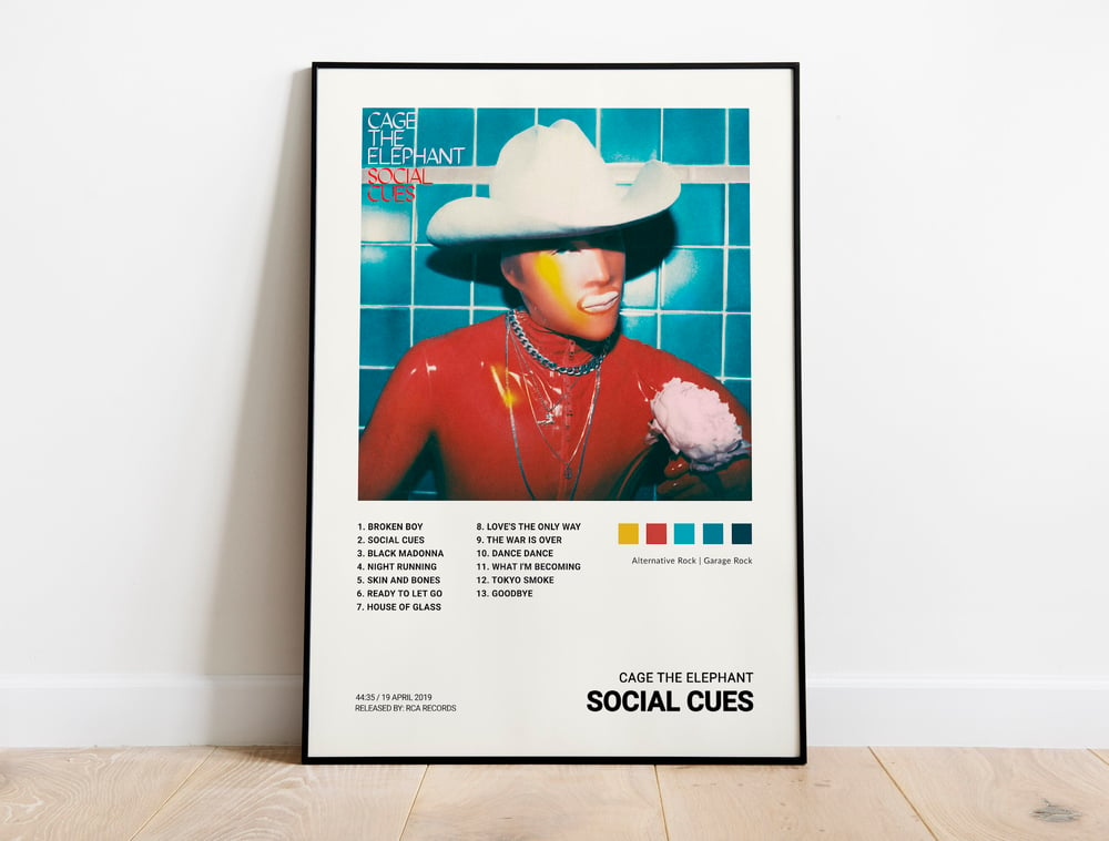 Cage the Elephant - Social Cues Album Cover Poster