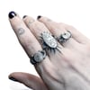 DG+AO Collection: Jeweled Web ring in sterling silver