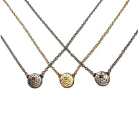 Image 1 of DG+AO Collection: Jeweled Web necklace in sterling silver or gold