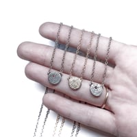 Image 4 of DG+AO Collection: Jeweled Web necklace in sterling silver or gold