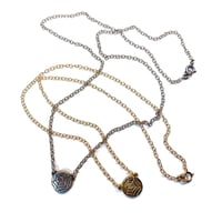 Image 2 of DG+AO Collection: Jeweled Web necklace in sterling silver or gold
