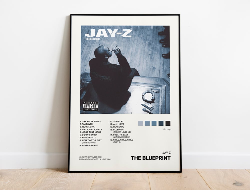 Jay-Z - The Blueprint Album Cover Poster