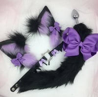 Black / purple kitten set 🐱 