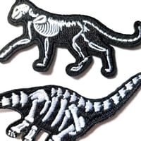 Image 2 of Skeletal Creature Iron on Patch