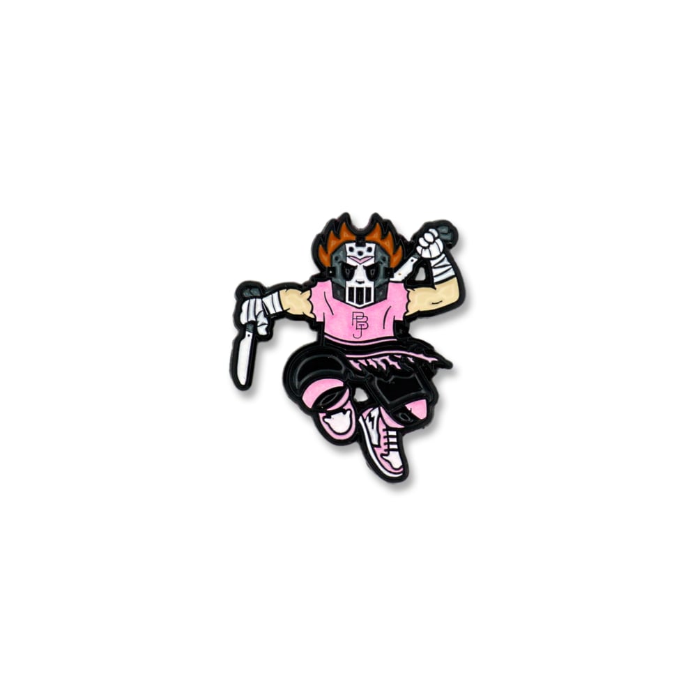 PBJ x The Capologists - Hockey Casey enamel pin