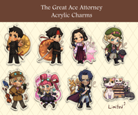 The Great Ace Attorney Acrylic Charms [PRE-ORDER]