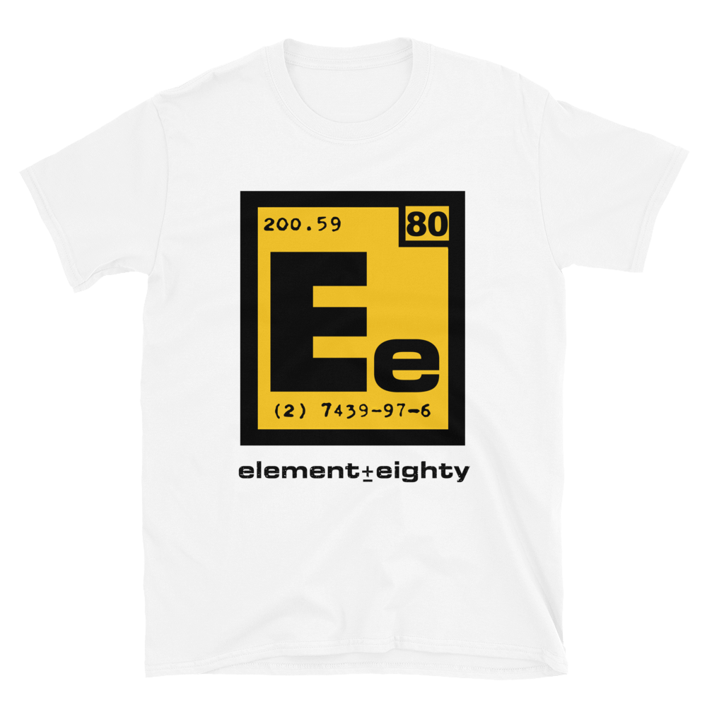 E80 White Short-Sleeve Unisex T-Shirt