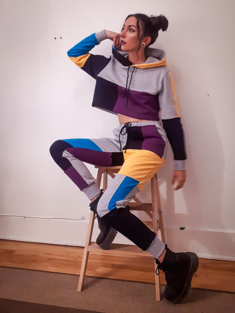Image of CUSTOM Choose Your Own Adventure Patchwork Sweatsuit