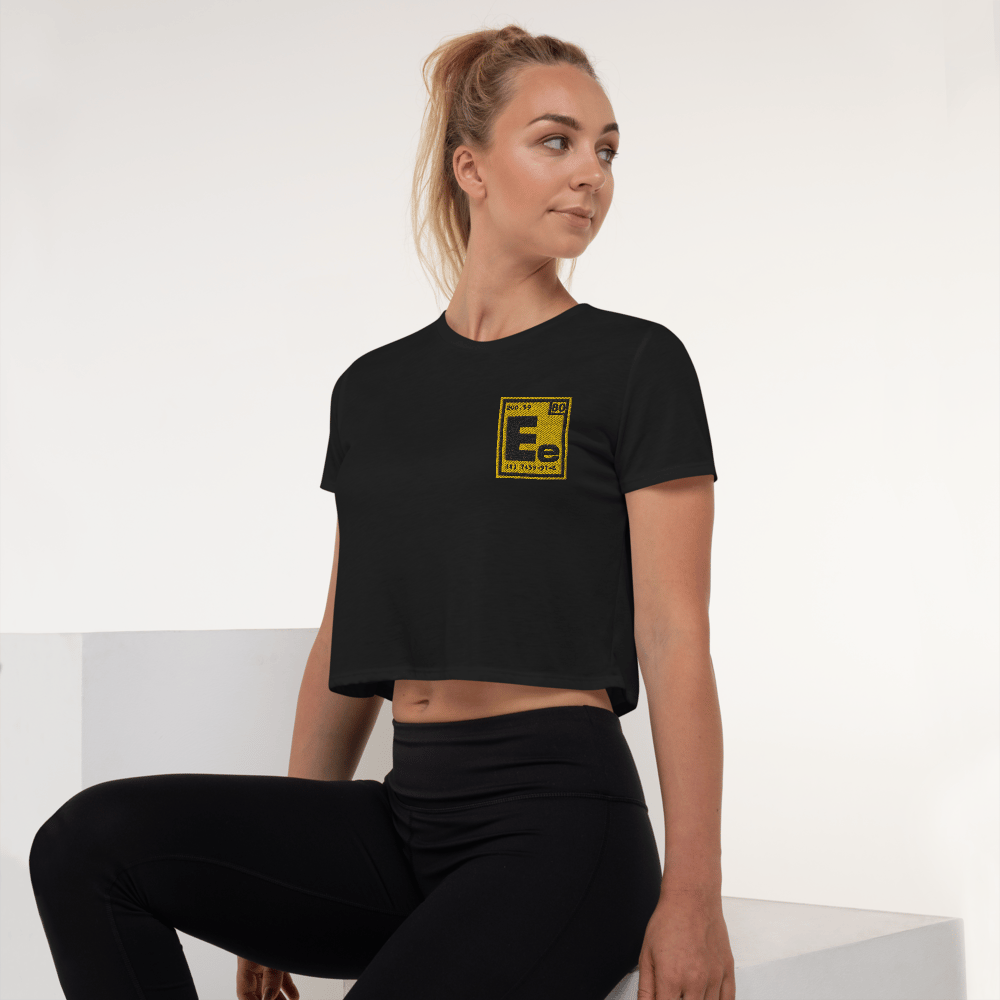 Element Eighty Embroidered Logo Female Crop Tee