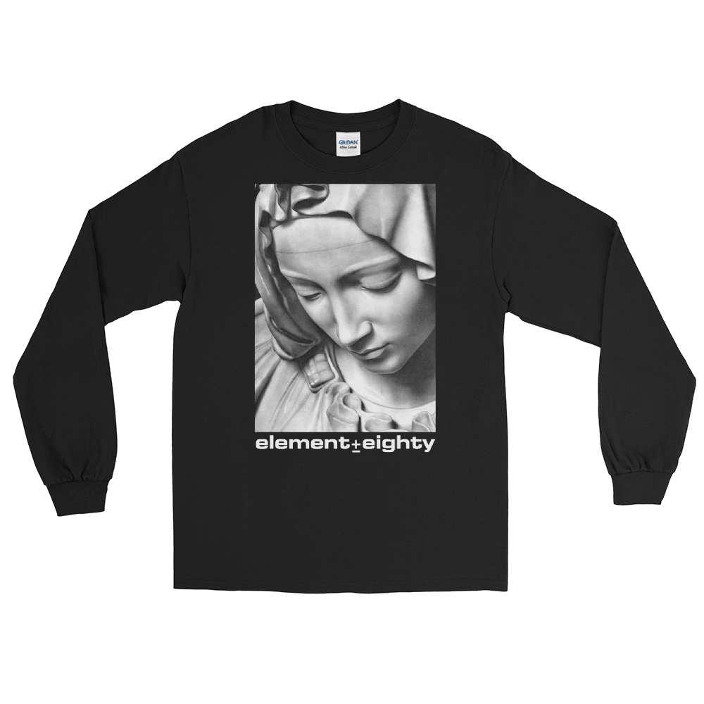 Virgin Mary E80 Men’s Long Sleeve Shirt
