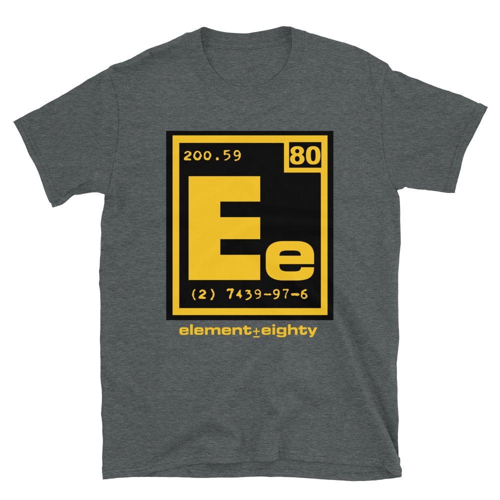 4XL & 5XL E80 Logo Men's heavyweight tee 