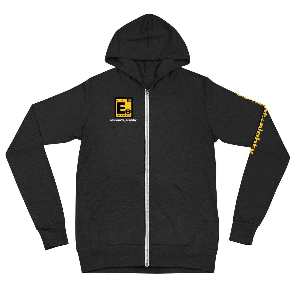 E80 Unisex zip hoodie