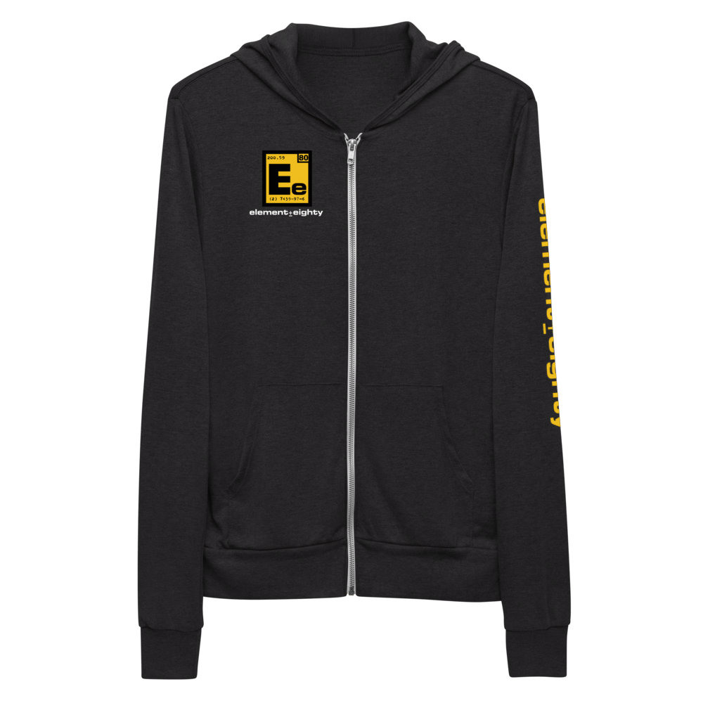 E80 Unisex zip hoodie