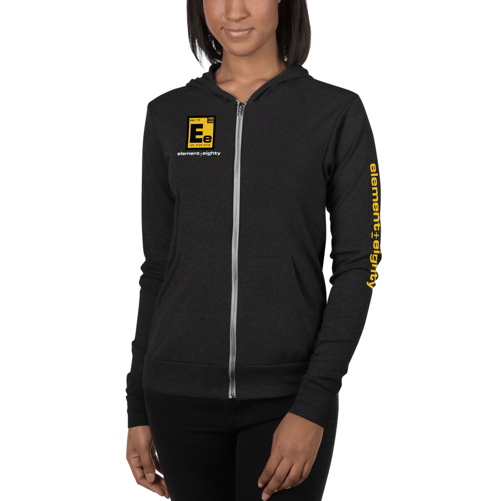 E80 Unisex zip hoodie