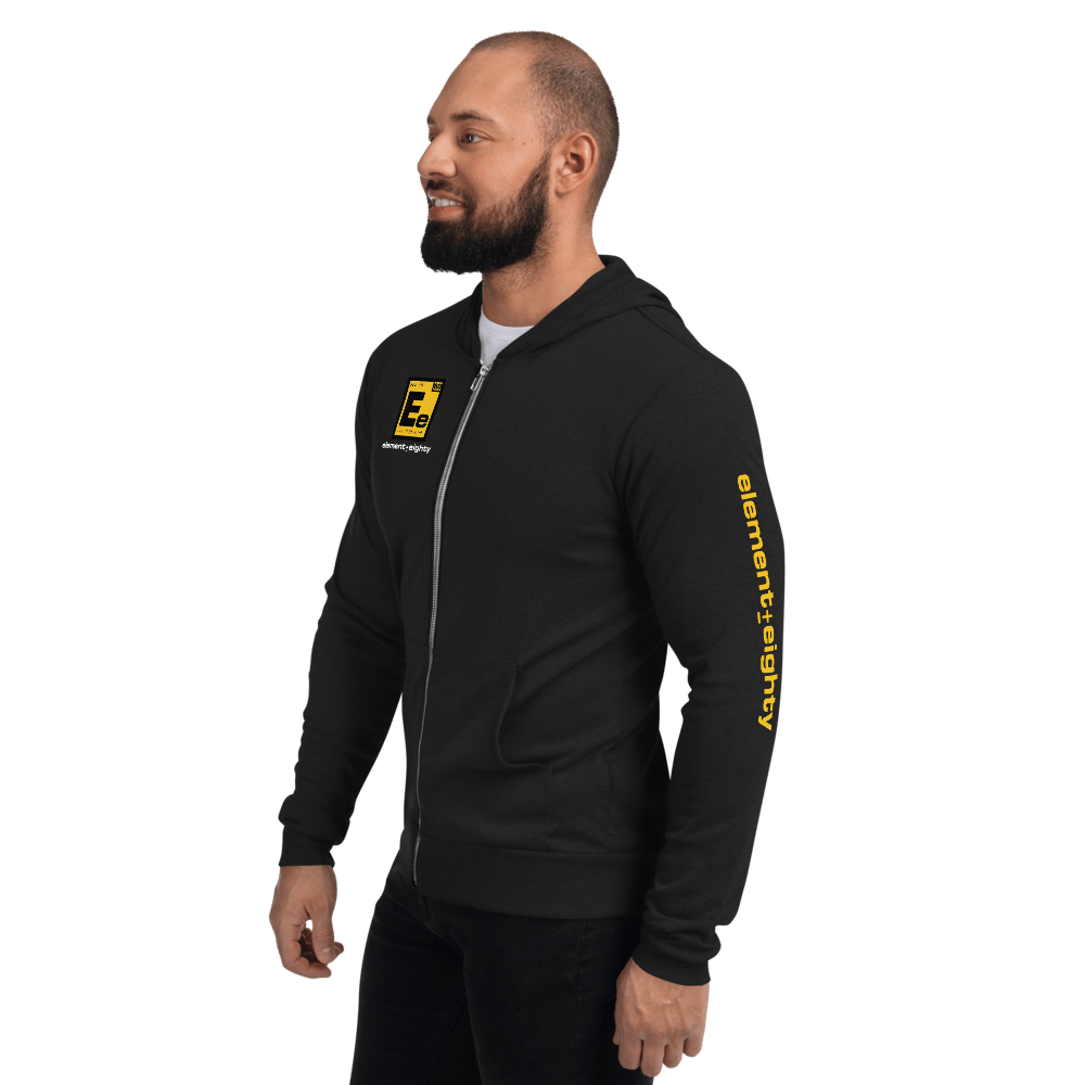 E80 Unisex zip hoodie