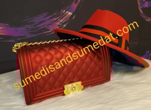 Image of  S & S (Large Size Only) Diamond Jelly Handbags 
