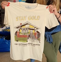 Image 1 of Stay Gold "Outsiders House " Natural Cotton T-Shirt