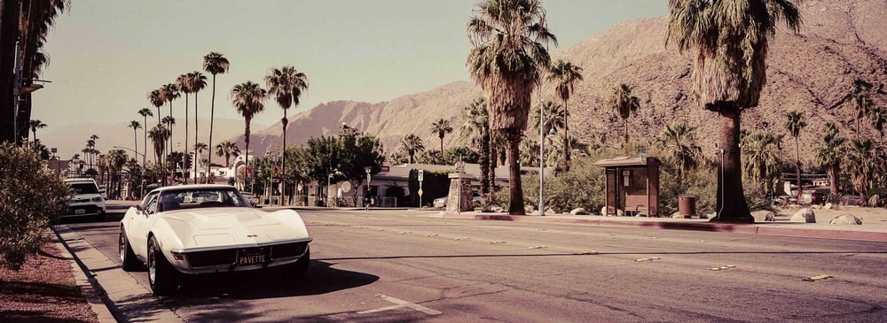 Palm Springs Vette Xpan - Panoramic