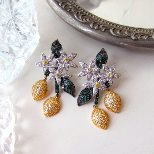 Image of Lemon Punch earrings 