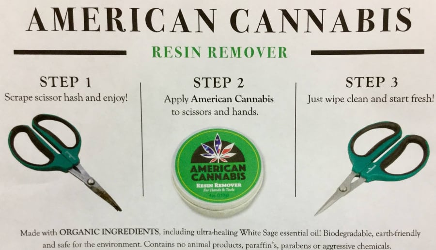 American Cannabis Gardener's Hand & Tool Resin Remover