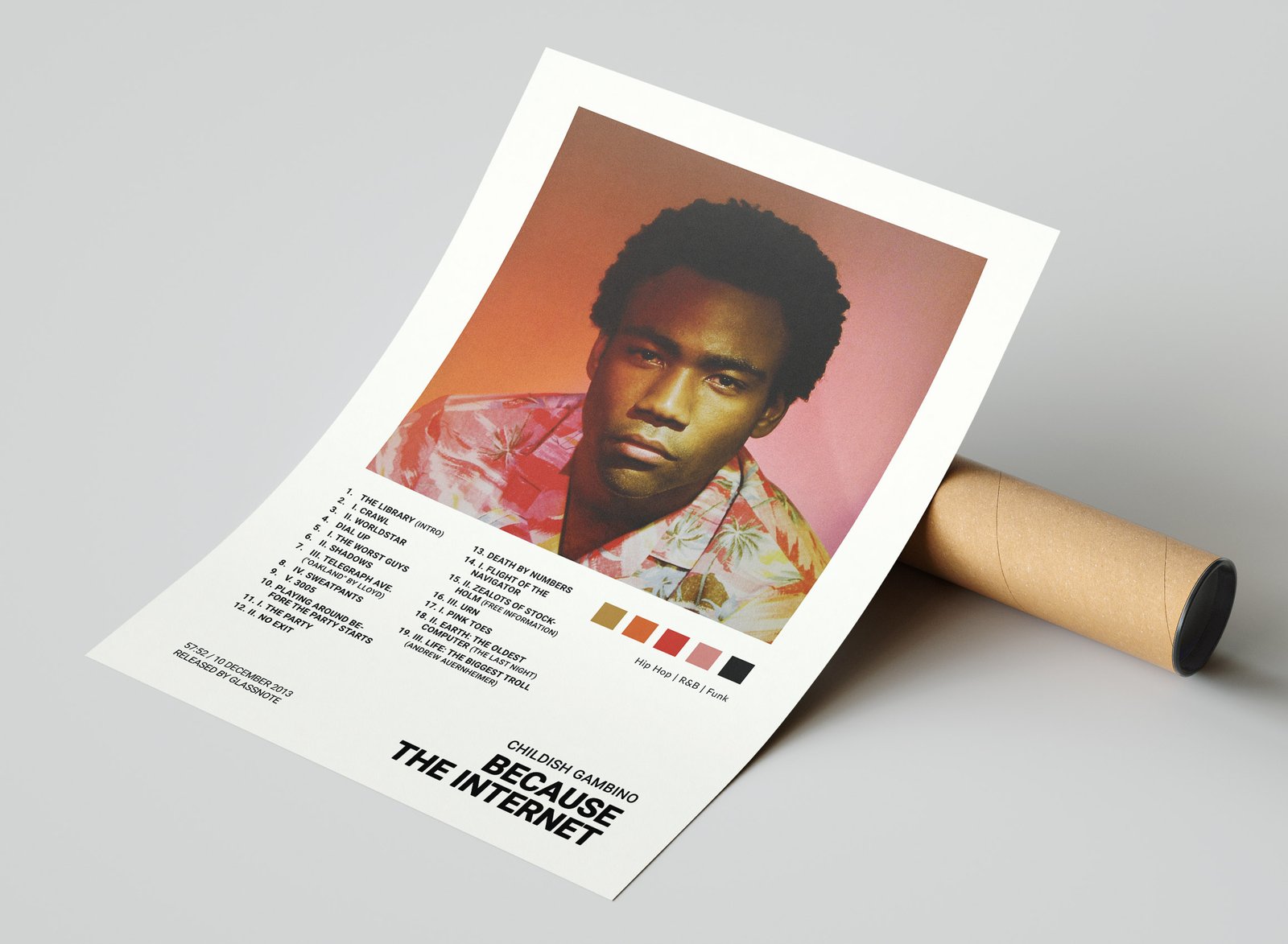 Childish Gambino - Because The Internet Album Cover Poster | Architeg ...