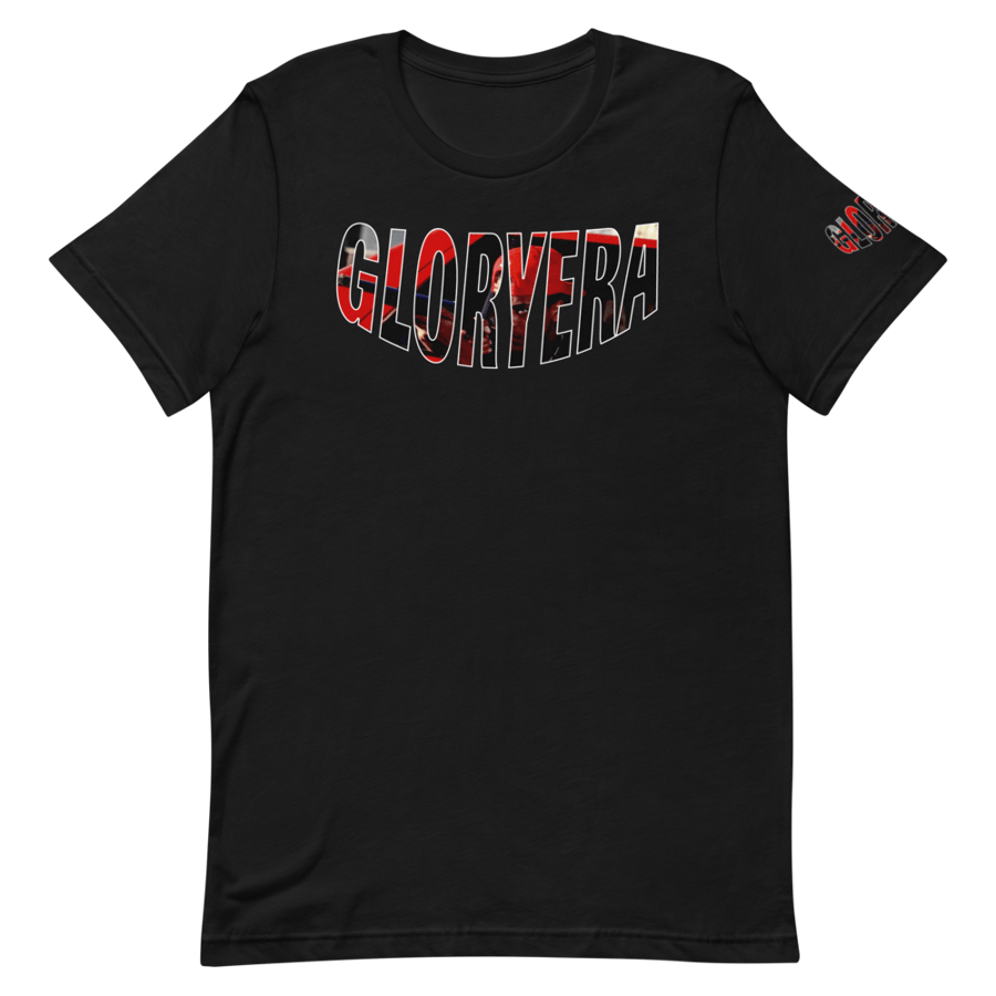 Image of GLORYERA® CREW TEE (BLACK/WHITE/REDSHOT)