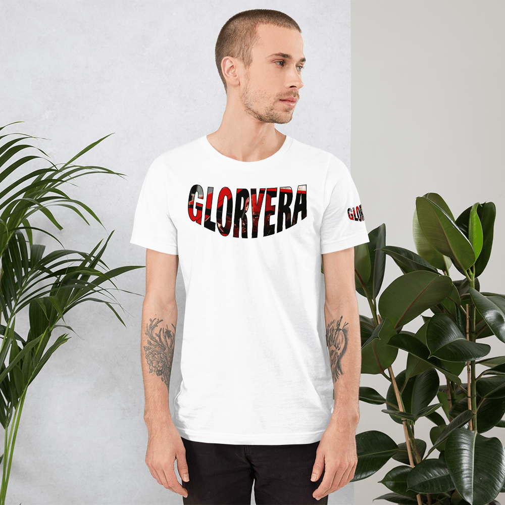 Image of GLORYERA® CREW TEE (WHITE/BLACK/REDSHOT)
