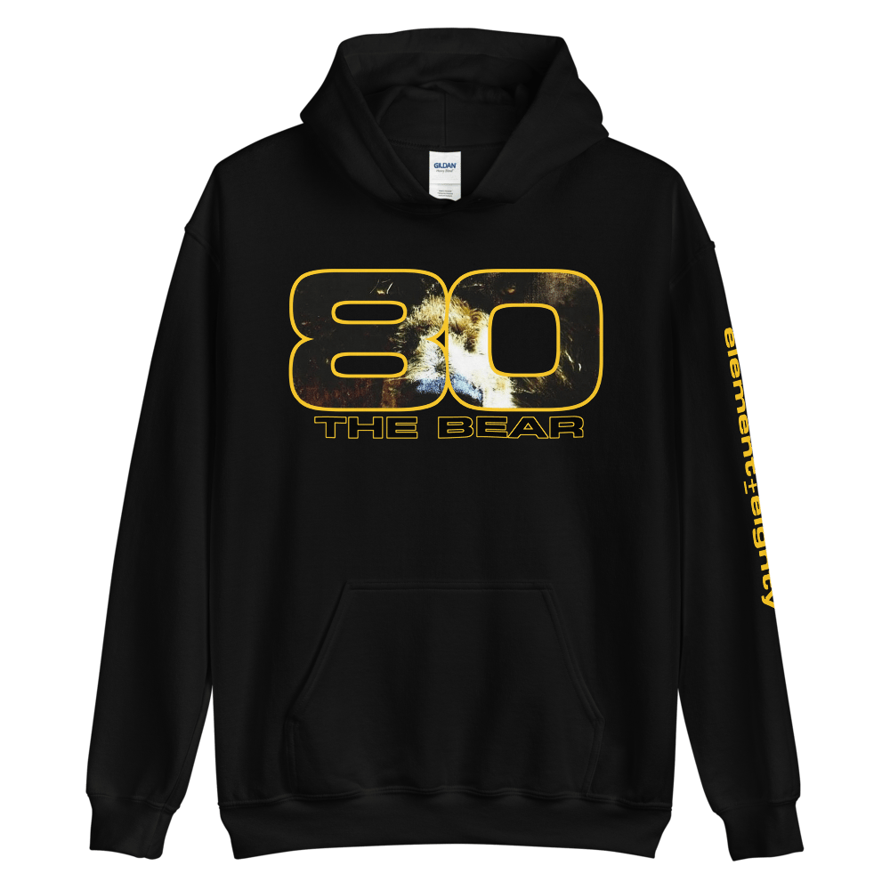 The Bear E80 Unisex Hoodie Sleeve Logo