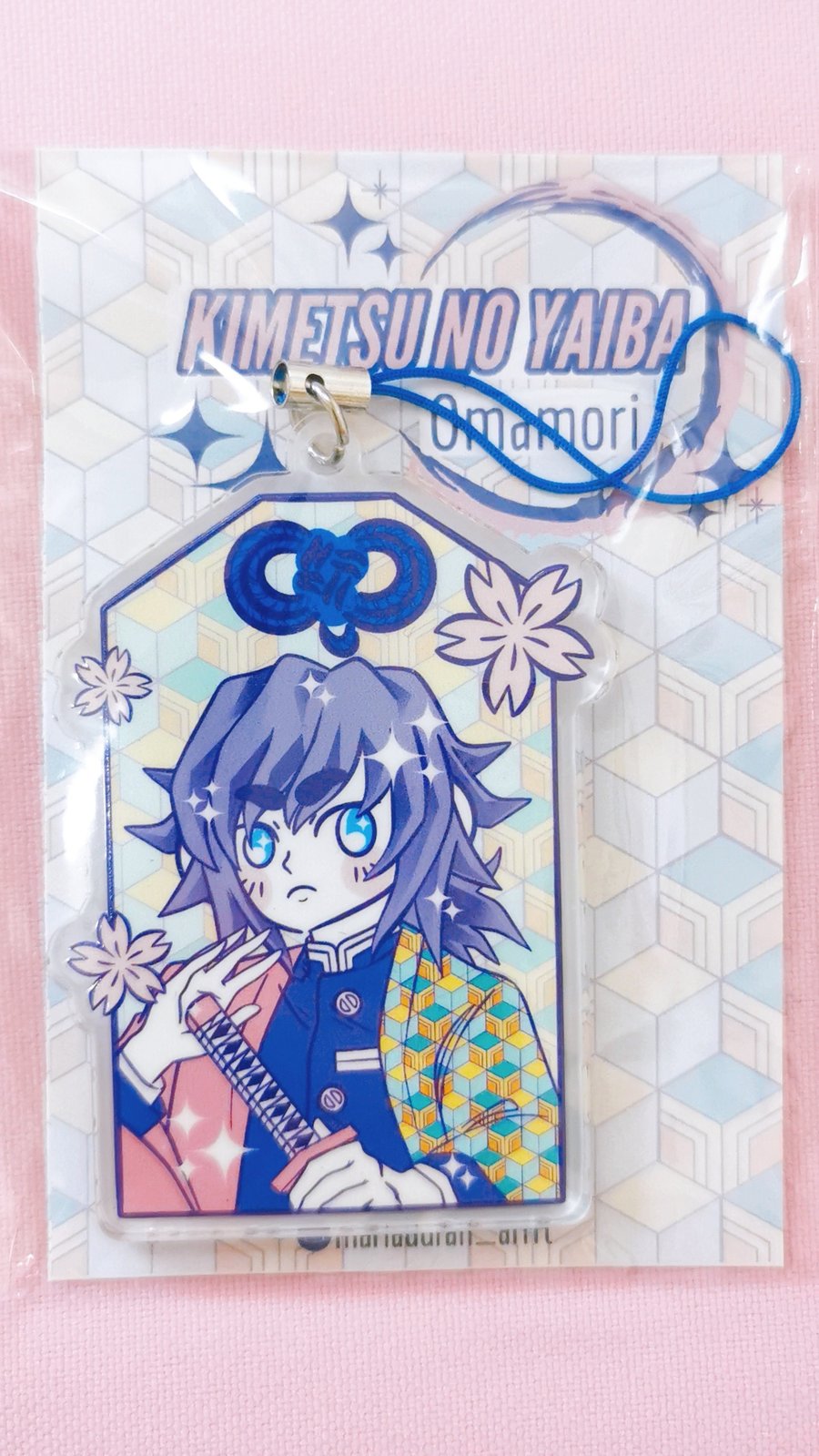 Image of Kimetsu no yaiba omamori keychain "Pillar version" 