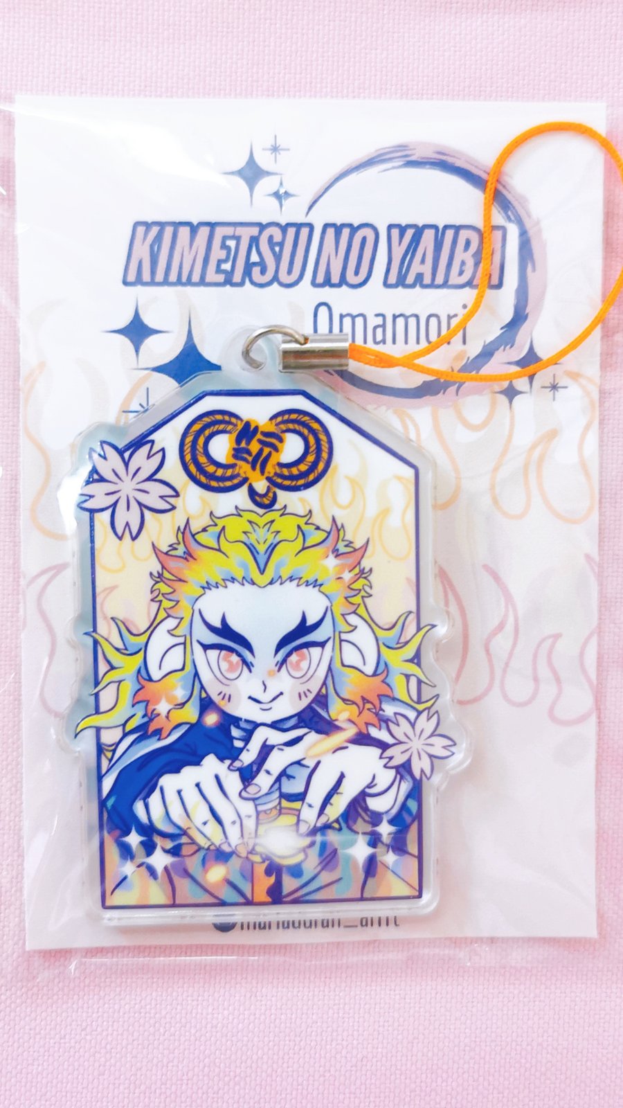 Image of Kimetsu no yaiba omamori keychain "Pillar version" 