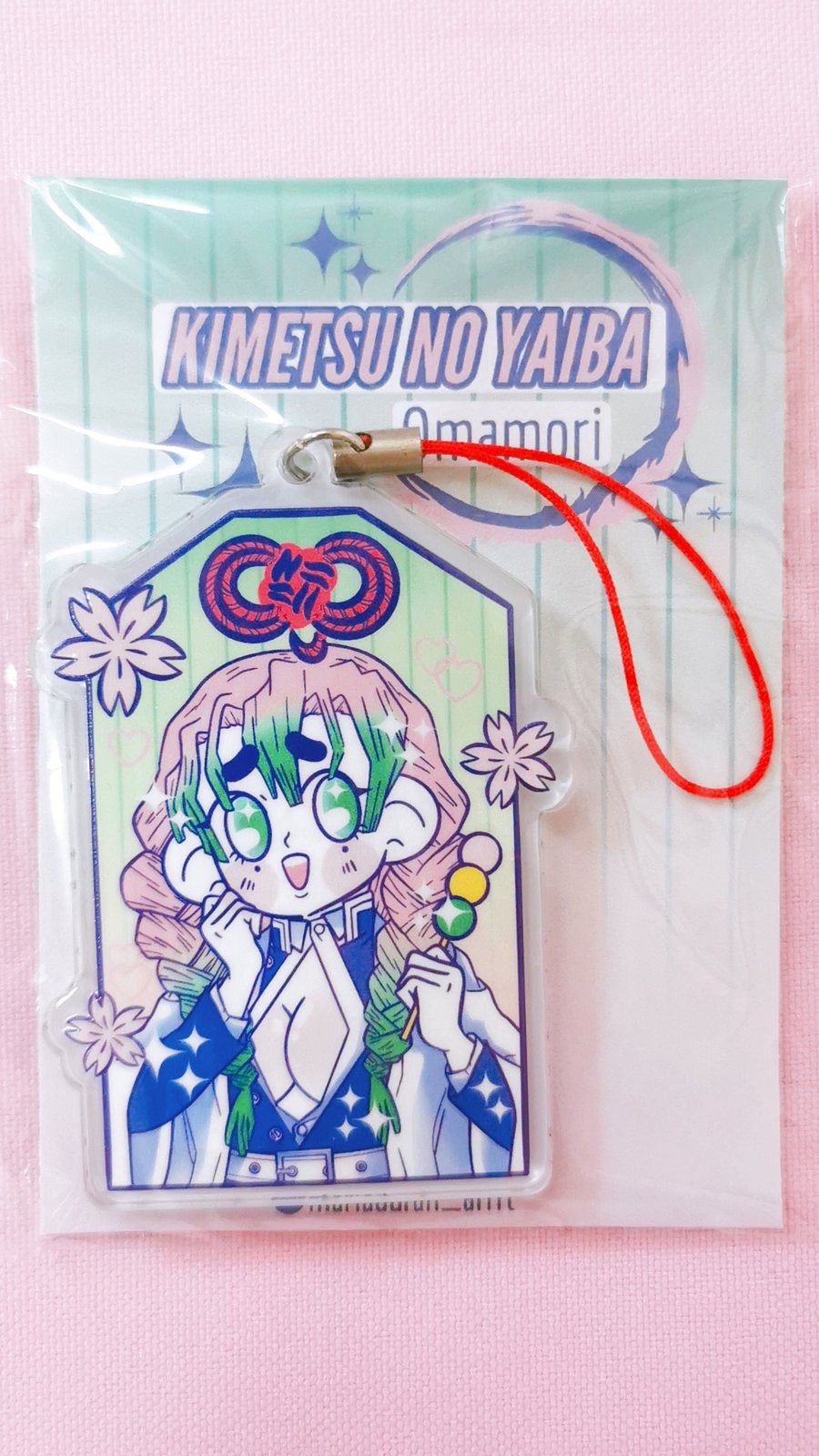 Image of Kimetsu no yaiba omamori keychain "Pillar version" 