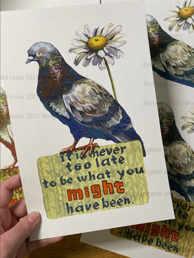 SALE: Never too Late: Overlooked Series/ imperfect 8.5x11 prints 