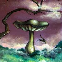 Image 2 of Mushroom Portrait | Original Painting 