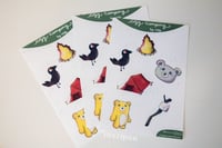 Cozy Camping stickersheet