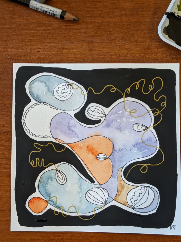 Image of ORIGINAL painting "One - Sleeping at Last "