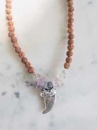 Image 2 of Bear claw gemstone necklace 