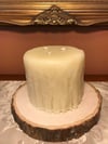 100% Pure Beeswax 3-Wick Old World Drip Candle