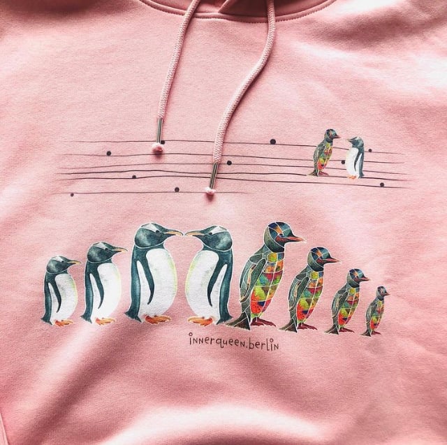 Image of Peng Line Unisex essential eco hoodie