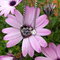 Image 2 of ‘OWN YOUR POWER’ ENGRAVED HEART NECKLACE 