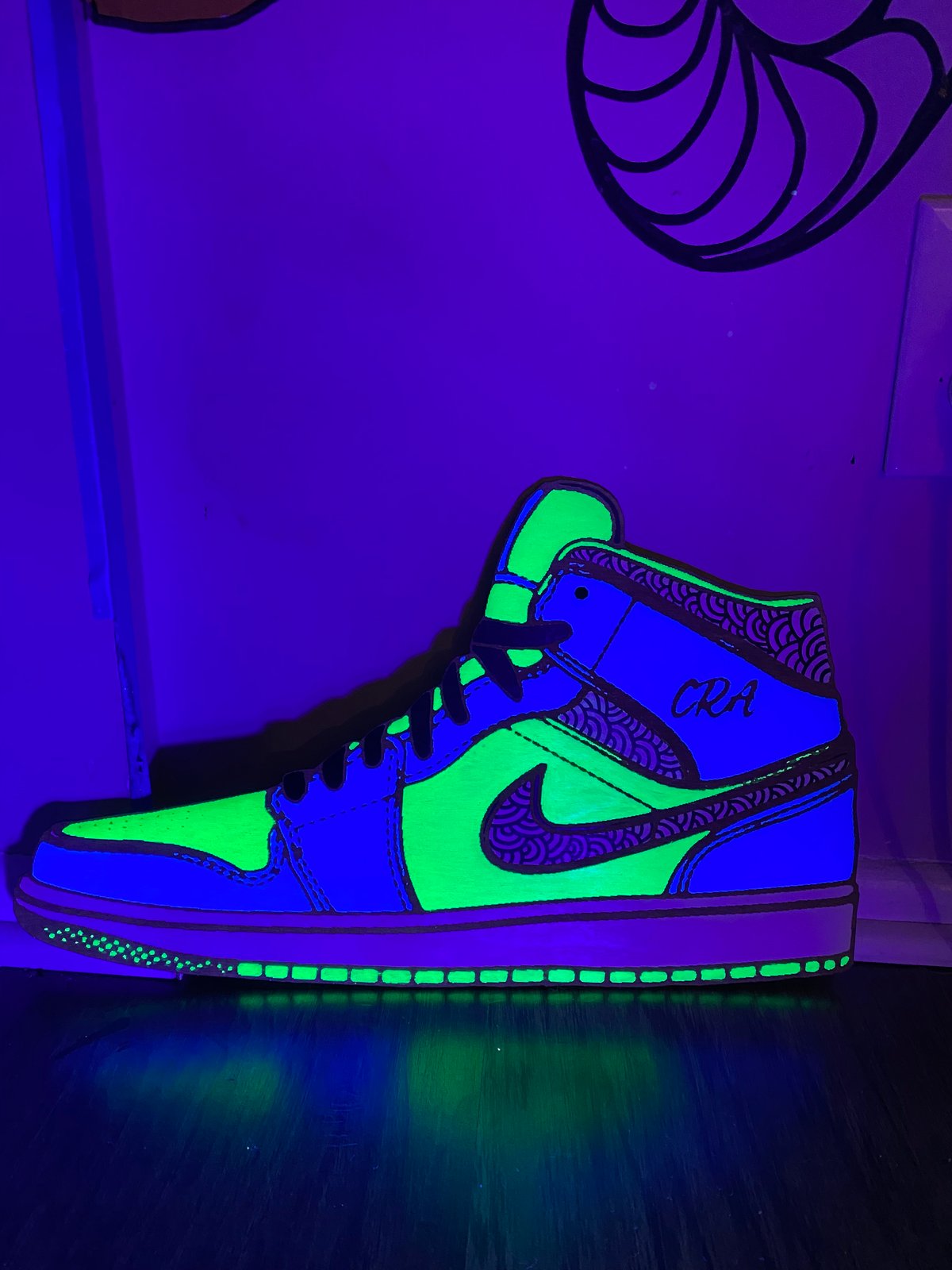 multicolor neon sneakers