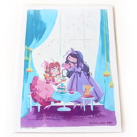 Image of 8.5x11 Sakura and Tomoyo Tea Time Print