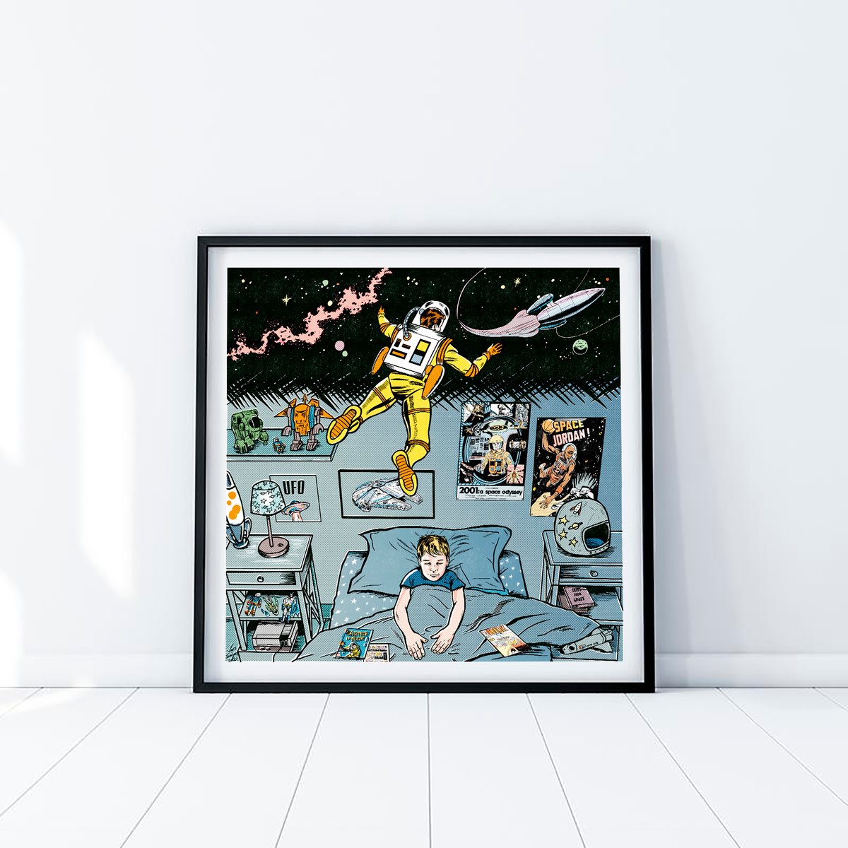 Space Kid Poster
