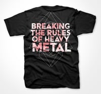 Image 2 of 'Breaking the Rules of Heavy Metal' T-Shirt