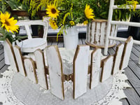 Image 4 of Wooden handmade fence #white 