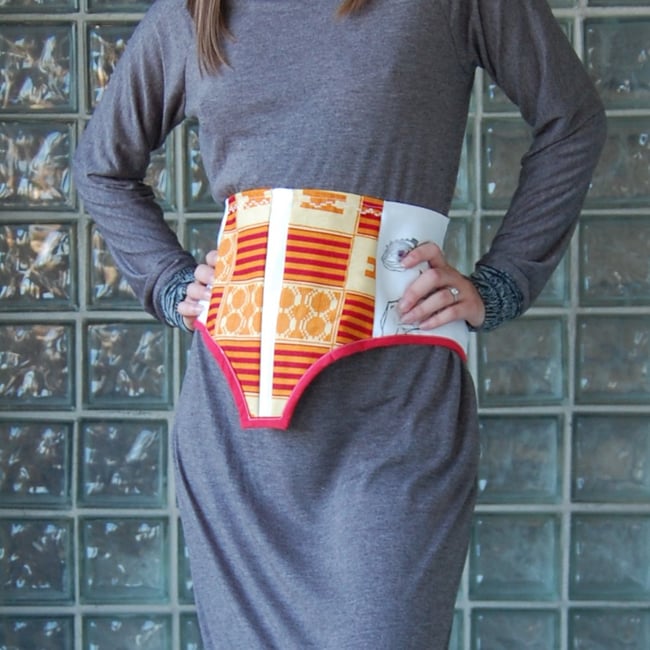 Embroidered Wax Belt