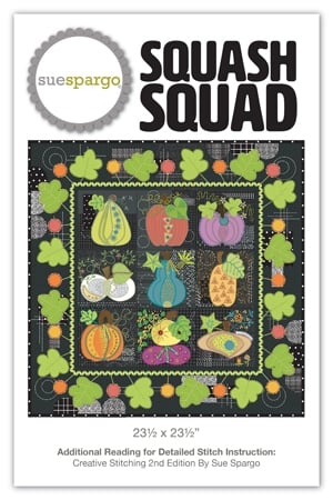 Image of Squash Squad Pattern New Pattern by Sue Spargo