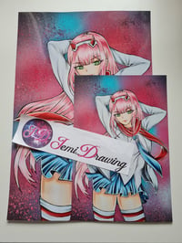 Image 4 of Zero Two Schuluniform Poster