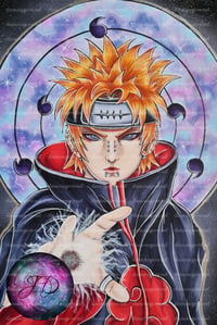 Pain Naruto Originale Zeichnung 